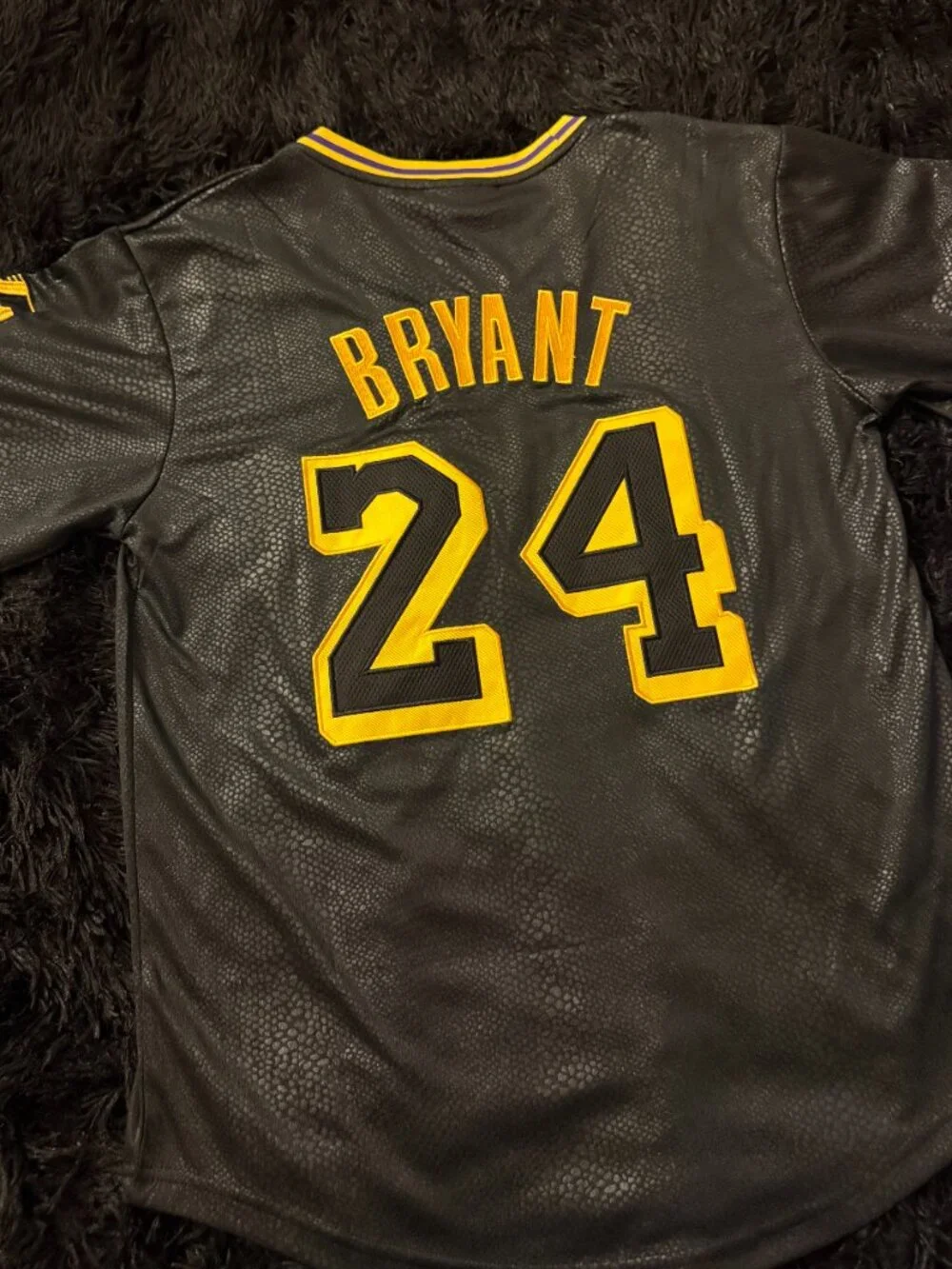 Kobe Bryant Los Angeles Dodgers Mitchell & Ness Jersey - Black